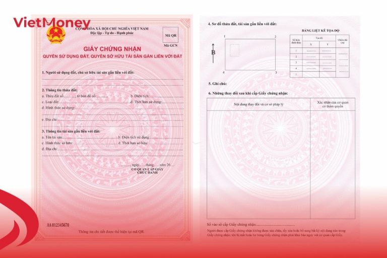 Mẫu giấy chứng nhận quyền sở hữu giấy tờ nhà đất