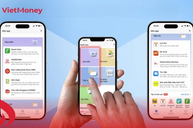 Zalo Mini App VietMoney cho vay an toàn, tiện lợi