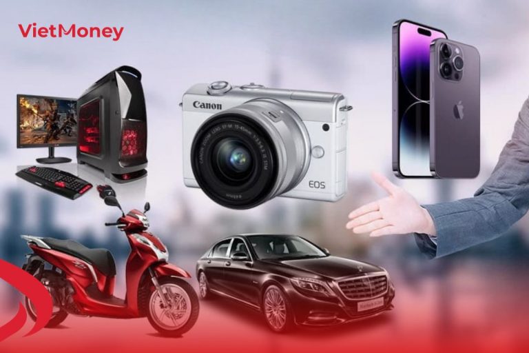 Thiết bị công nghệ điện thoại, laptop, máy ảnh… dùng làm tài sản cầm cố