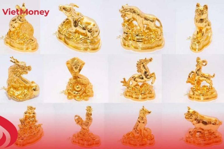 Vàng phong thủy 12 con giáp