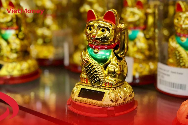 Mèo thần tài – vật phẩm trang trí may mắn