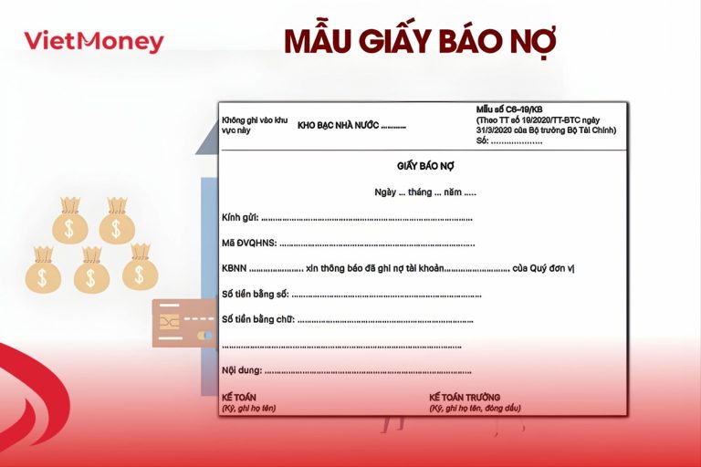 Mẫu giấy báo nợ