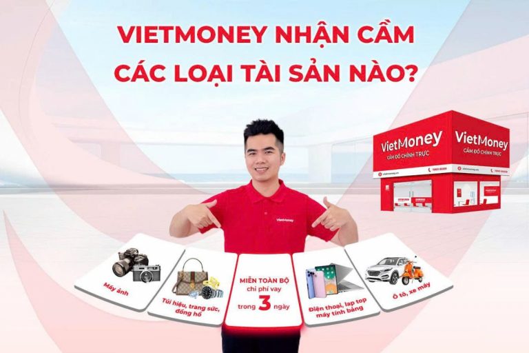 Một số sản phẩm VietMoney đang nhận cầm cố