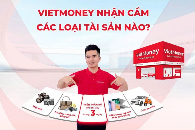 Một số tài sản nhận cầm tại VietMoney