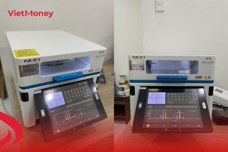 VietMoney trang bị máy XRF hỗ trợ kiểm tra tuổi vàng nhanh chóng và chính xác